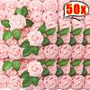 50/5PCS Artificial Rose Flowers Multicolor Foam Fake Roses For DIY Wedding Party Bouquets Centerpieces Arrangements Home Decors