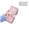 Women Long Wallet Large Capacity Wallet with Zipper Pocket 16 Card Slots ID Window Faux Leather Travel Clutch Wallet for Cash Management