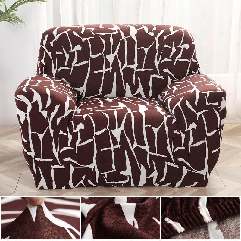 Armchair Cover Elastic Sofa Cover Cotton Stretch Sofa Covers for Living Room Copridivano Slipcover for Single Sofa Couch Cover