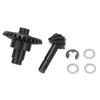 8T 27T Helical Bevel Gear with Gasket Steel Gear Set for Axial SCX10 II III 90046 1/10 RC Car