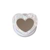 Creative Heart Mirror Phone Stand: Telescopic, Folding, Portable, Stable Desktop Holder