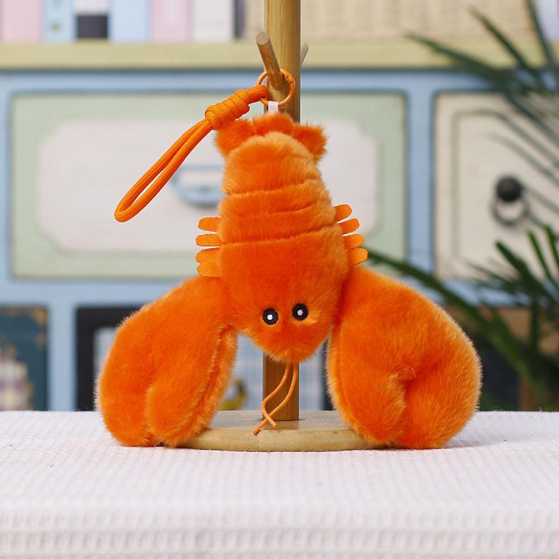 Lobster Plushie Animal Plush Toy With Pp Cotton Filling For Bag Decoration And Play