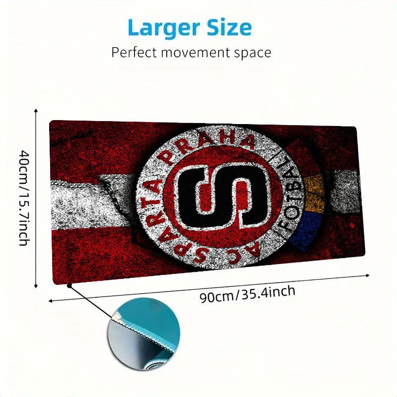 Prague Mouse Pad, Large Gaming Desk Mat, Non-slip XXL Mousepad for Laptop & Tablet, Mini PC Playmat with Stitched Edges