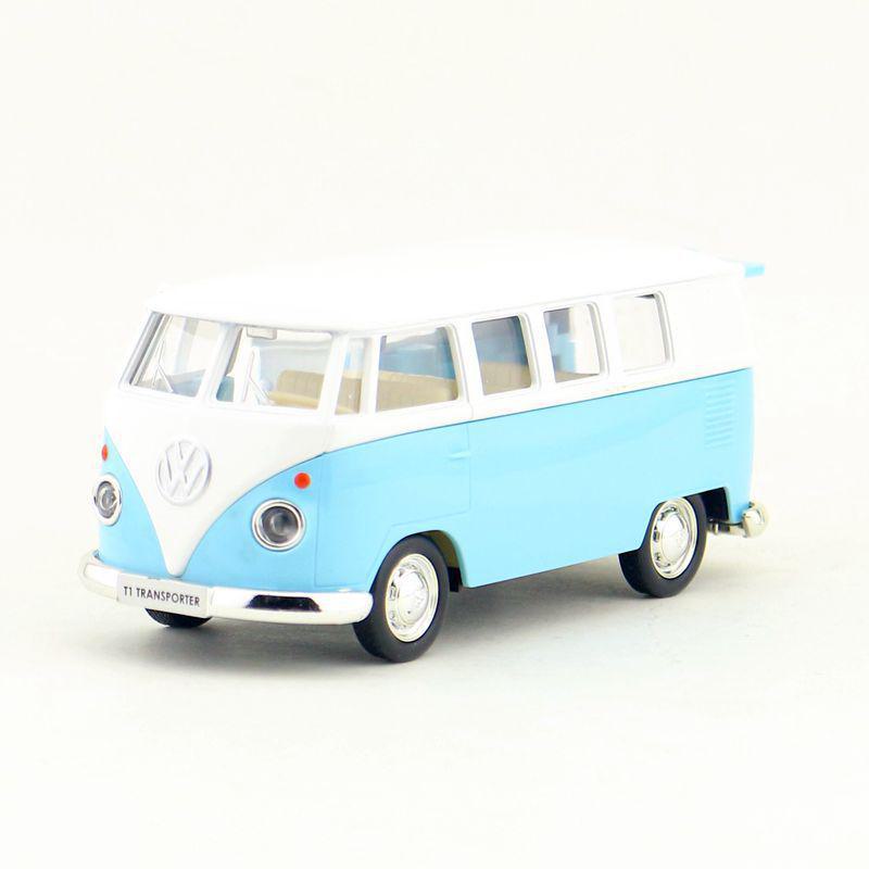 

5 Volkswagen T1 Автобус Игрушечная модель автомобиля из сплава для детей display box синий