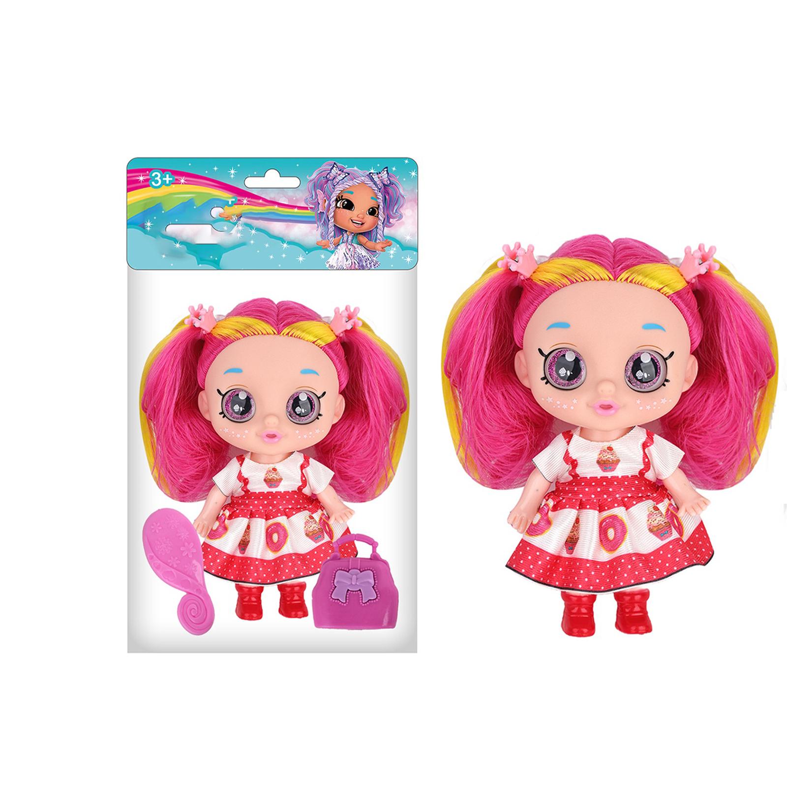 

Sweetheart Doll Vinyl Doll 5D Eyes With Headwear Toy One Size