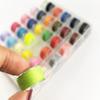 36 Compartment Plastic Bobbin Storage Box Transparent Holder for Assorted Sewing Thread Spools Home Craft Needlework Use