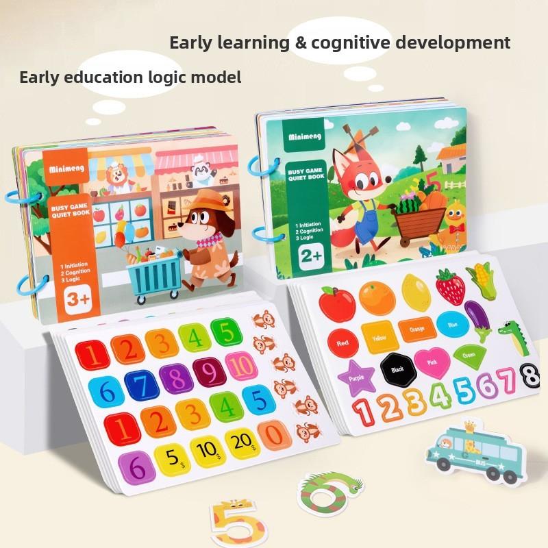 Wooden Tearing Book For Baby And Toddler Educational Play Toy For Early Learning