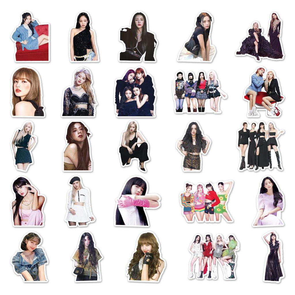 BLACKPINK Graffiti Stickers: 50 Waterproof DIY Stickers for Phone Cases & Luggage