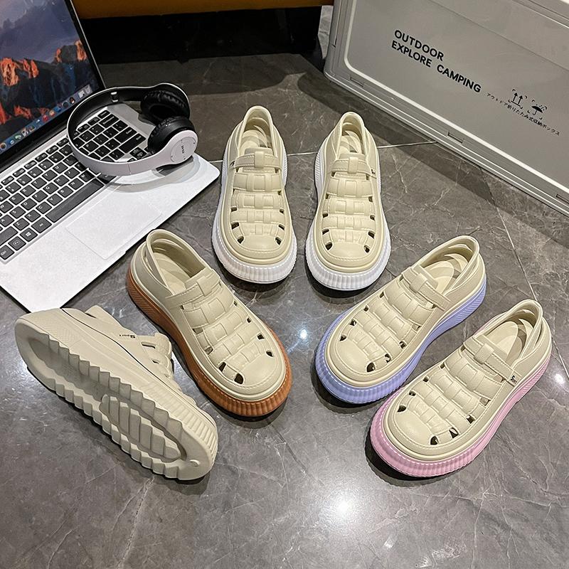 2025 Summer Women Sport Platform Sandals Autumn New Women Flats Platform Causal Shoes Waterproof Rome Beach Running Sandals