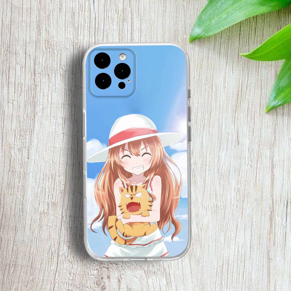 T-Taiga T-Toradora Aisaka Phone Case For iPhone 17,16,15,14,13,12,11 Pro,Max,Plus,X,XS,XR,SE4,E Mini Transparent Soft Cover