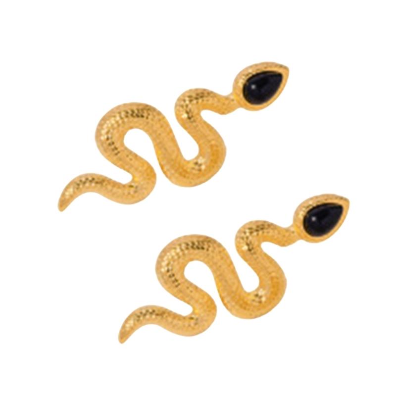 Elegant Earrings with Artistic Snake Vintage Gothic Jewelry Pendant Earrings Suitable for Fashion Enthusiasts Present
