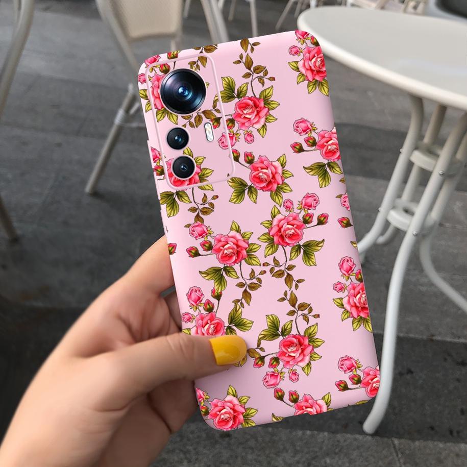 For Xiaomi 12T Pro Case 2022 Cute Sunflower Pretty Girls Cover Silicone Soft Phone Case For Xiaomi Mi12T Mi 12T Pro Cover Bumper