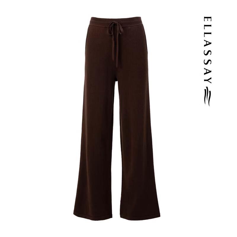 ELLASSAY Women's Versatile Straight-Leg Wool Pants