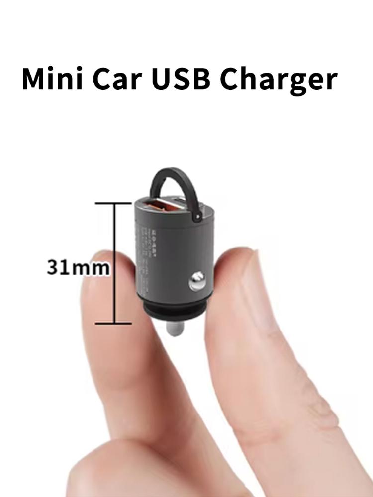 

KEN CHUANG Mini Car USB Charger Height 31mm Power 45W Hidden Installation Not Protruding USB+PD for iPhone HUAWEI Mobile Phone