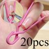 20pcs Nail Polish Protective Clips That Are Spill-Proof, Including Clamps, Acrylic Gel Extension Stickers, Mold Clips, and Tools for French Nails.
