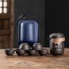 ZhuiJia Purple Clay & Glass Travel Tea Set
