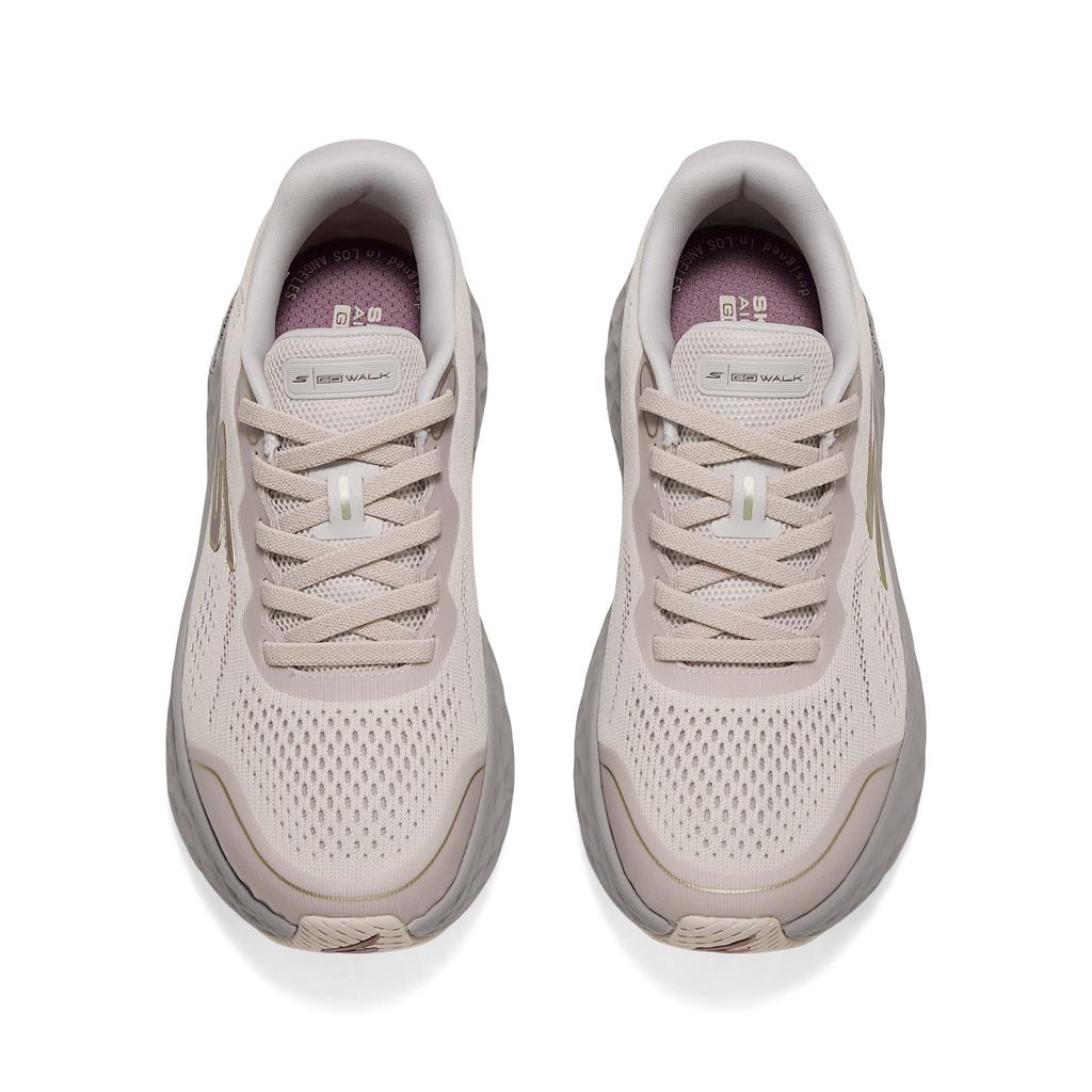 Skechers Go Walk Comfortable Versatile Breathable Durable Rebound Running Shoes Women Sneaker Bean-Paste 126036-LTMV