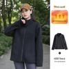 Women's Sherpa Fleece Cardigan Jacket - 2024 Spring/Autumn Collection, Thickened Inner Layer