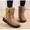 Women Boots 2025 Winter Shoes Woman Waterproof Snow Boots Winter Warm Fur Botas Mujer Korea Style Black Ankle Boots For Women