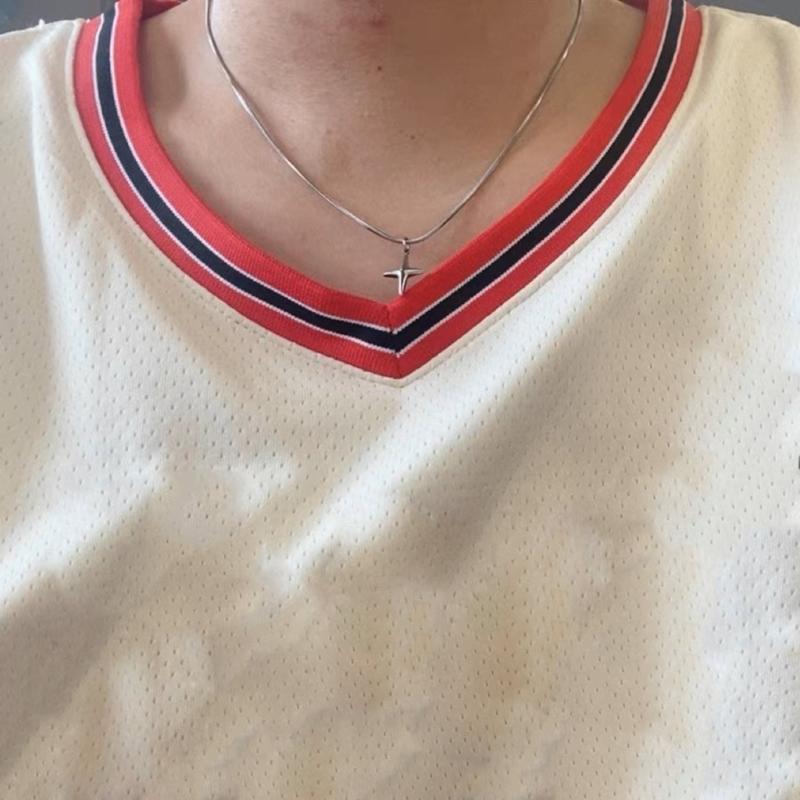 Fashion Cross Star Pendant Necklace Clavicle Chain Choker Necklace Jewelry