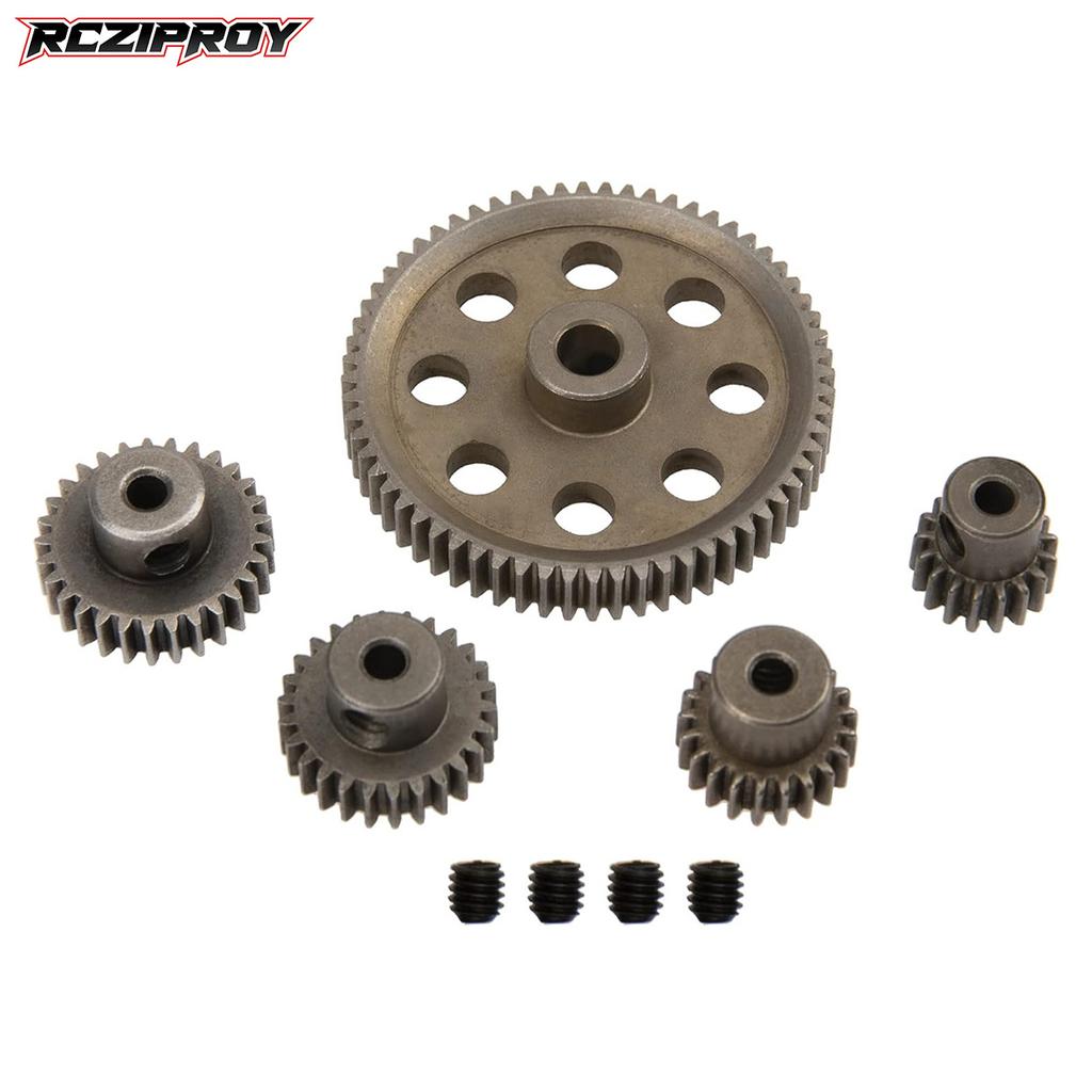 11184 Steel Metal Spur Gear 64T 17T 21T 26T 29T Metal Motor Gear for Redcat EPX HSP 1/10 Monster Truck 94111 RC Parts