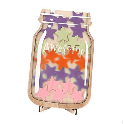 Good Behaviour Reward Board Gifts Ornament Incentive Jar for Daily Routine Responsibility Children