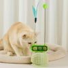 Wear Resistant Cat Spinning Wheel Toy Detachable Cat Anti Itch Toy Cat Teaser Stick  Training