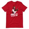 SNAP INTO A SLIM JIM Vintage 80s Style Graphic Tee Short-Sleeve Unisex 100% Cotton T-shirt Mens Tees Top