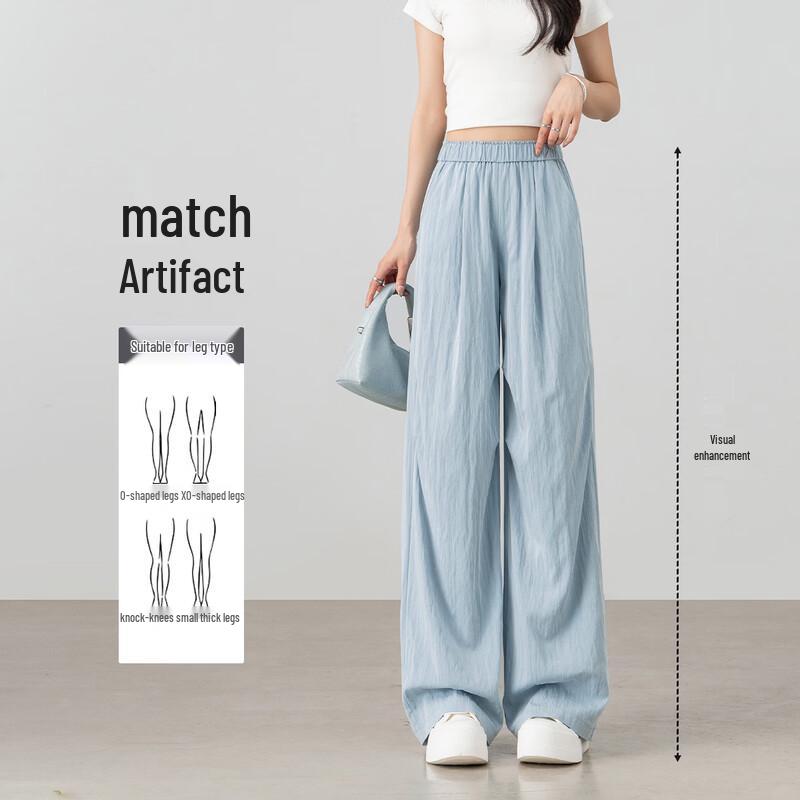 Pantaloni larghi estivi leggeri da donna