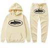Grensoverschrijdend Corteiz trendy merk hoodie trainingspak sport trui heren en dames tweedelig trui + joggingbroek kleding street shirt