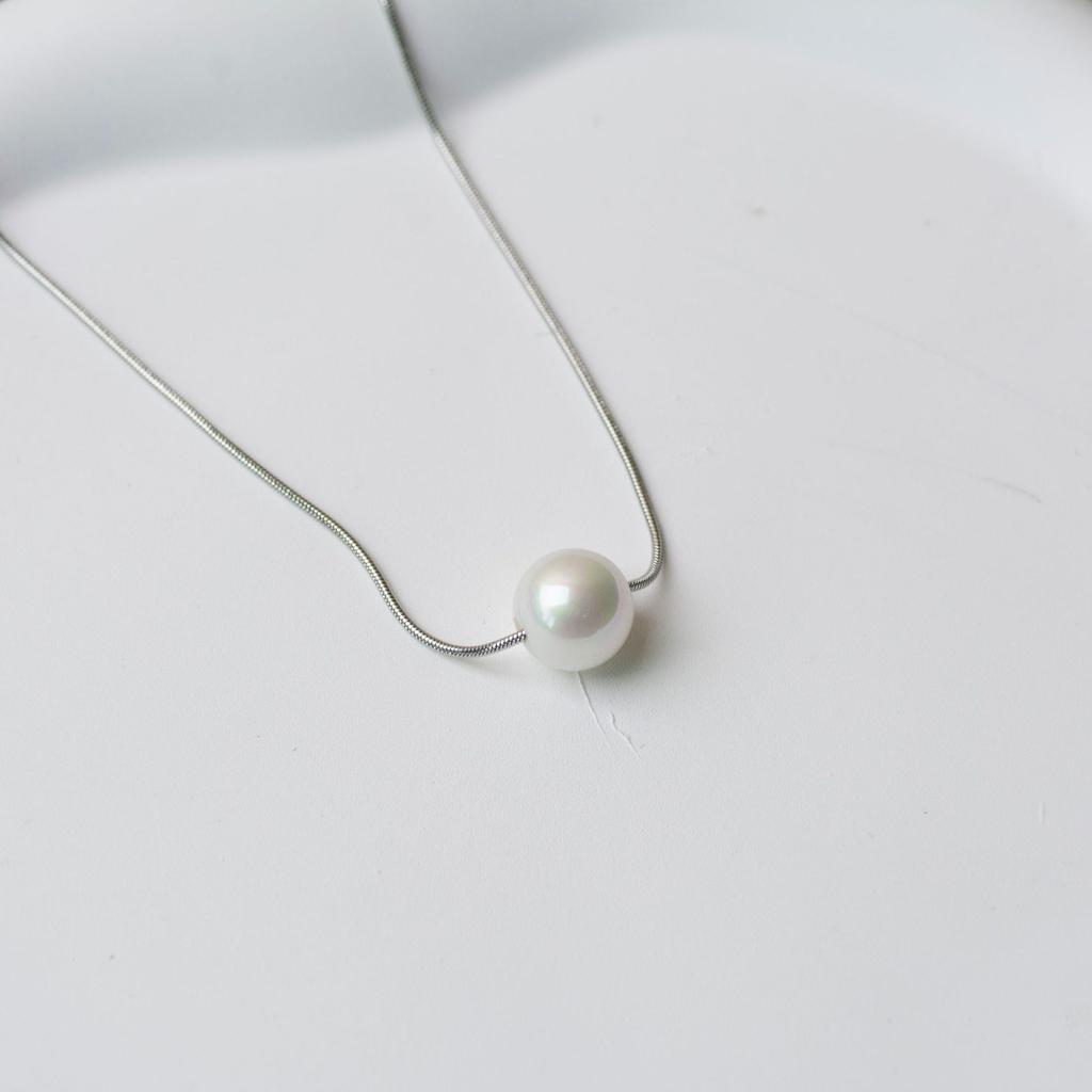 Simple Titanium Steel Necklace Women'S Light Luxury High-End Love Pendant Neck Chain Autumn And Winter Sweater Chain Minimalist Style