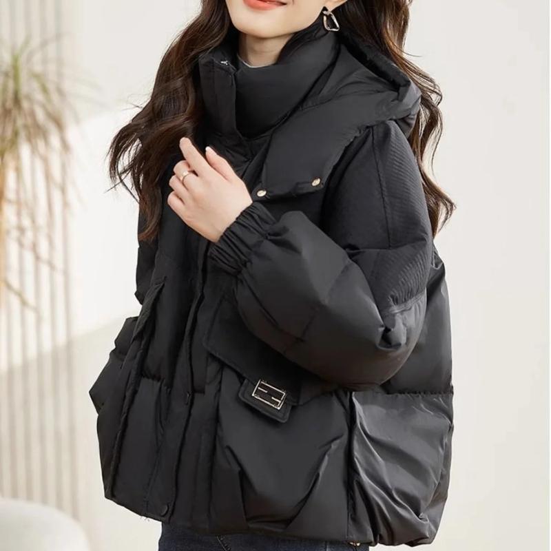 Jacket Warm Winter On Sale Women's Down Coat Zip-up Elegant Demi-season Offers Discount Cheap Hot High Quality Lady Parka Modern