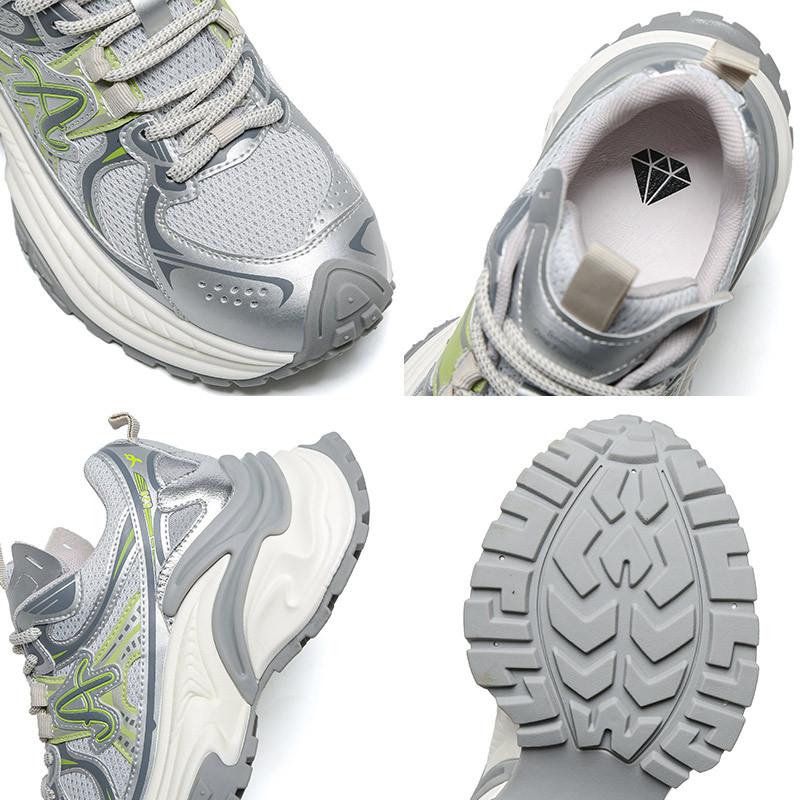 Customized new color matching fashion mesh platform dad shoes women's breathable and comfortable sports shoes small height-increasing shoes women