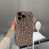 Brown Leopard Print Phone Case For iPhone 17E 16E 15 14 13 12 11 Pro Max Plus 17 Air Shockproof Anti-fall Protective Cover