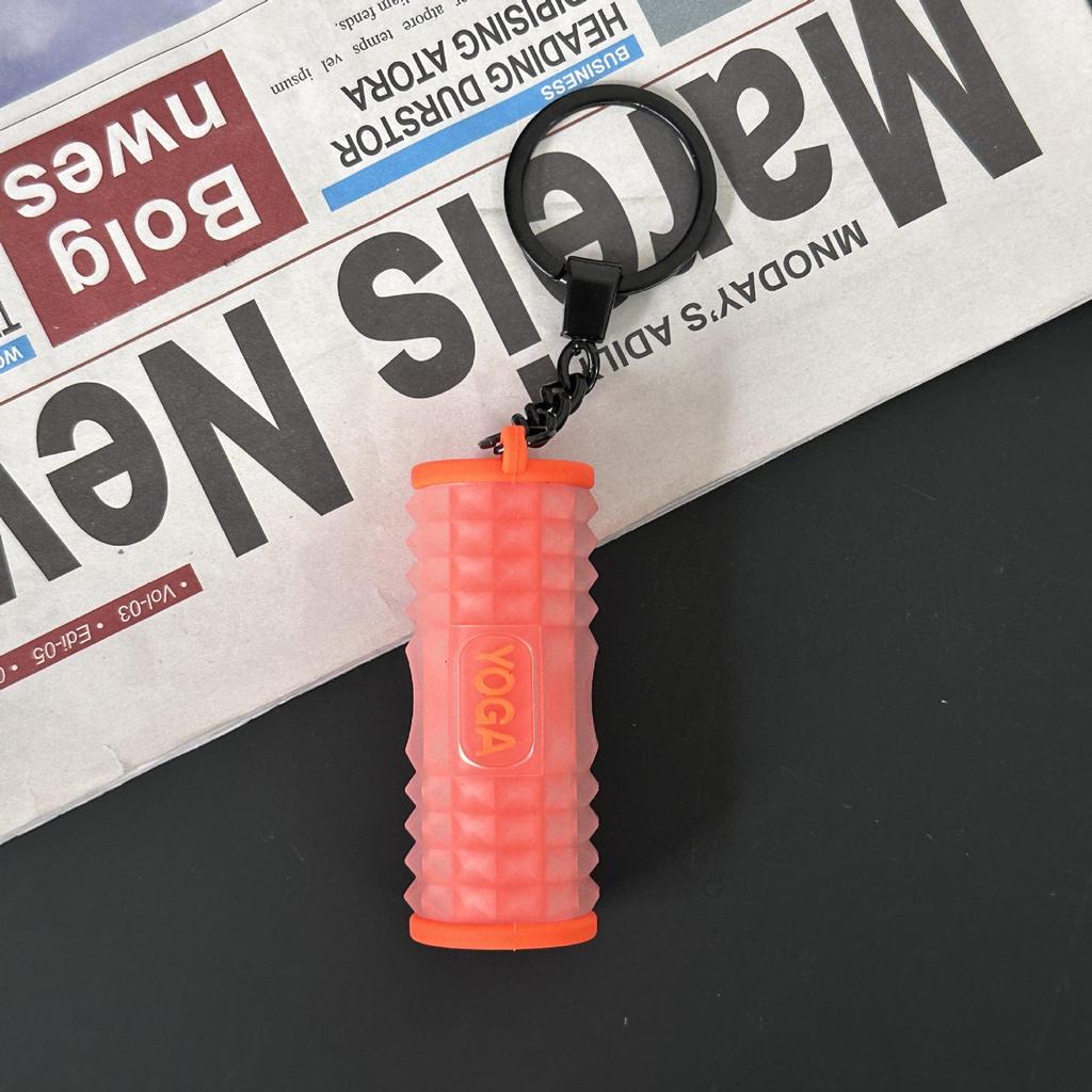 Fitness Series Gummi-Schlüsselanhänger: Hantel- & Kurzhantel-Anhänger für Geschenke