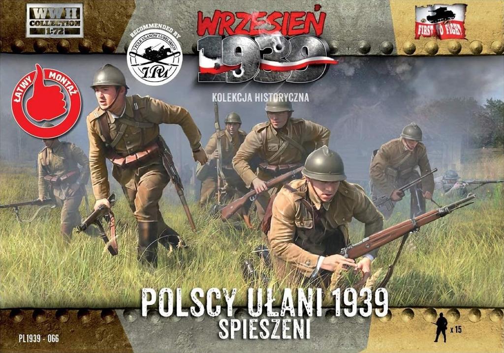 FTF Maßstab 1/72 Polnische Ulanen Kavallerie Infanterie Kampfmodellbausatz (15 Figuren) PF72066 (Personal)