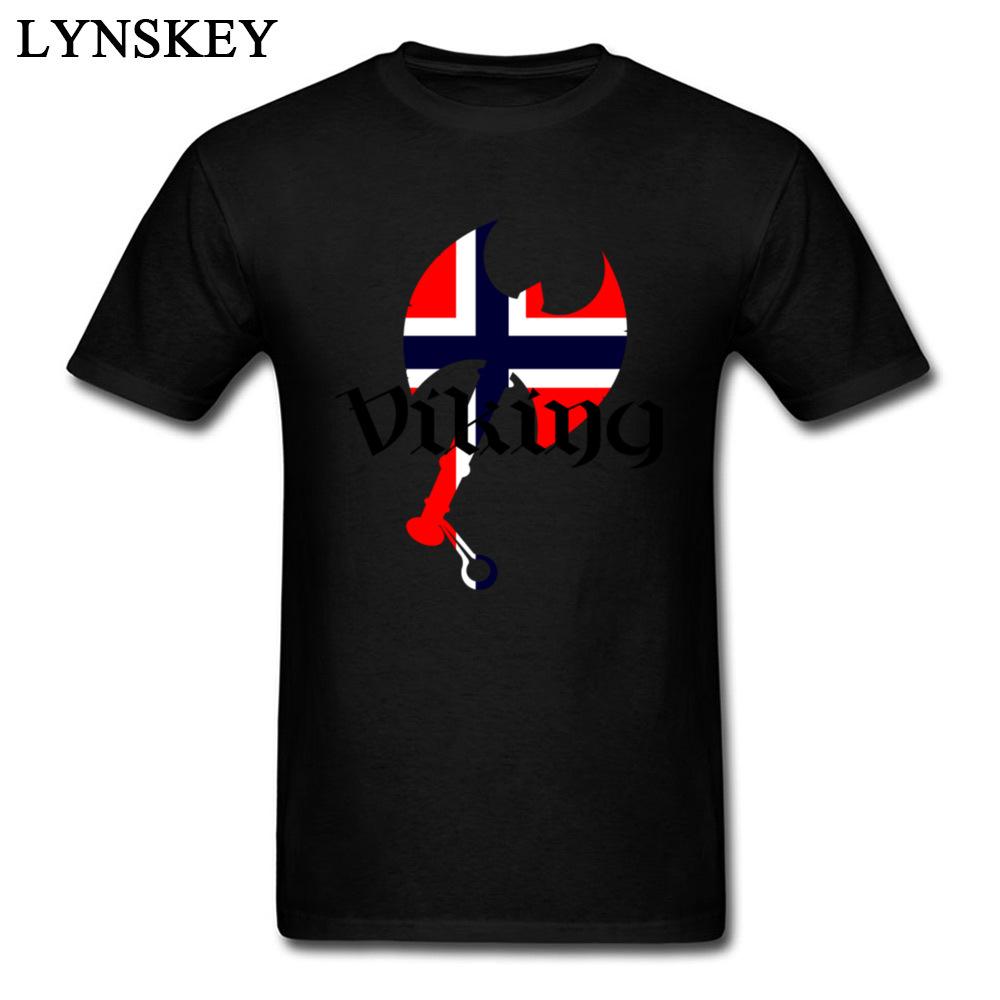 Camisetas unisex de estilo simple con bandera de Noruega, Tops casuales de algodón, Camiseta de manga corta con cuello redondo, 100% algodón, Ropa urbana