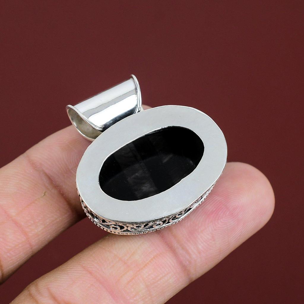Hypersthene Pendant Gemstone Pendant Beautiful Vintage Jewelry 925 Sterling Silver Pendant Handmade Pendant Birthstone Jewelry Gifts For Her