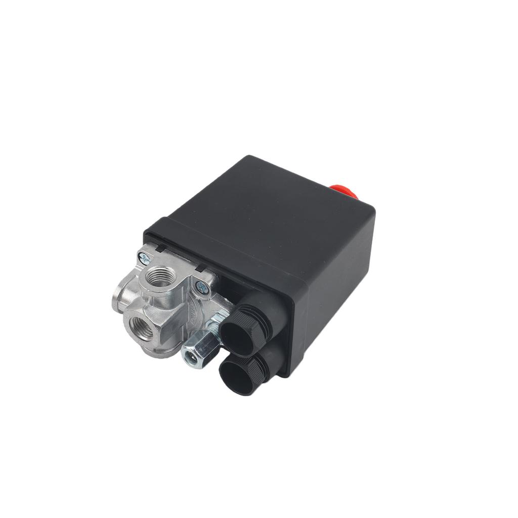 Air Compressor Pressure Regulator with Gauge 1 4 Inch Outlet Valve 4 Port Pressure Control Switch