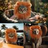 Cat Halloween Costumes - Lion Mane Wig for Cats & Puppies, Adjustable Pet Cosplay Apparel Kitten Outfits for Halloween Christmas Cat Birthday Party