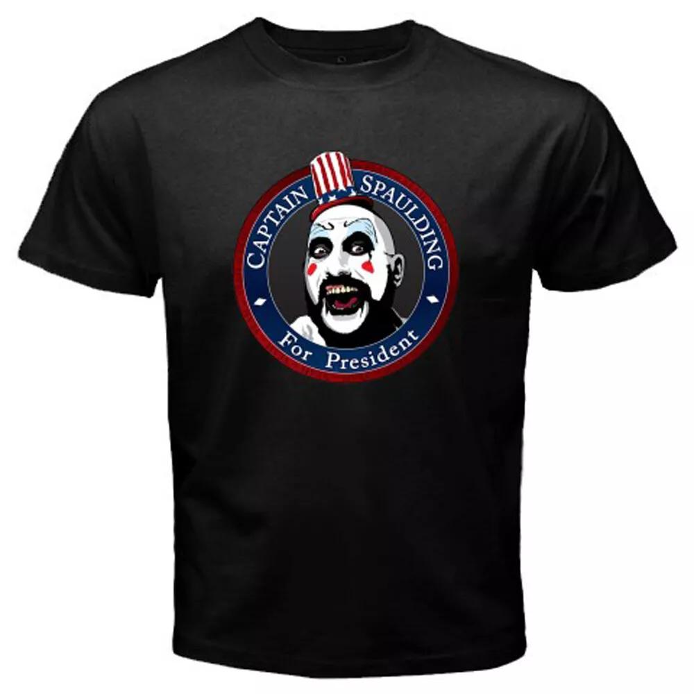 Captain Spaulding for President Movie TV Show Men s Black Size S-5XL XL