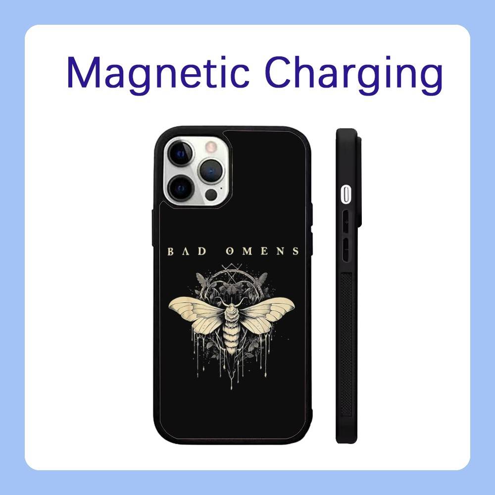 B-Bad O-Omens Specter with Magsafe Phone Case For iPhone 17,16,15,14,13,12,Pro,Max,Plus Magnetic Wireless Charge Cover iPhone16promax