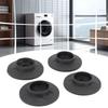 Feet Pads Washing Machine Feet Pads 4pcs Anti-Vibration Black