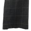 INCOTEX Made In Japan Wool Check Straight Pants 42 Gray Women Used