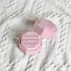 Dustproof Flannel Jewelry Case Octagonal Engagement Rings Storage Box  for Lover