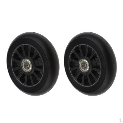 1 Pair 100mm PU Scooter Wheels for Outdoor Skating Kit