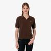 Women's Open Collar Pique Sweater Polo Shirt PF300E-56GLFA