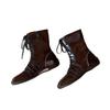 Cowhide version~ Korean version of niche design ballet leather Martin boots women's new versatile retro platform short boots