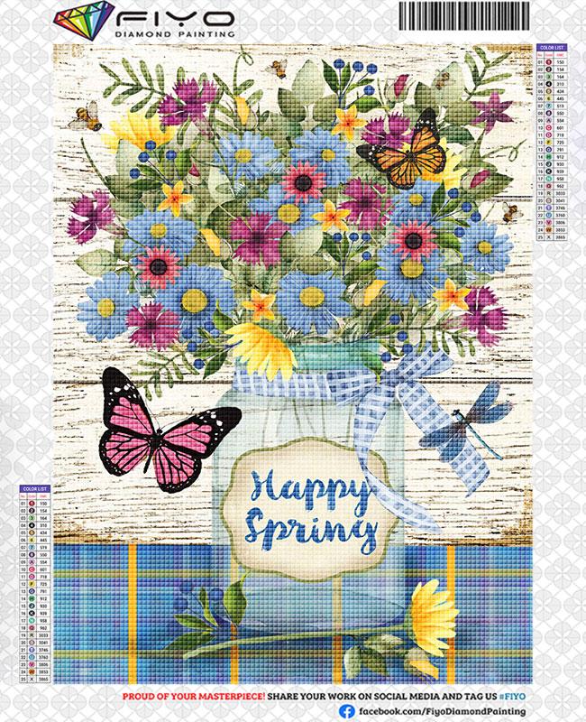 

5D алмазная живопись цветок бабочка полная дрель алмазная вышивка цветочный горный хрусталь мозаика искусство вышивка крестиком украшение дома Round Drill 25x35cm