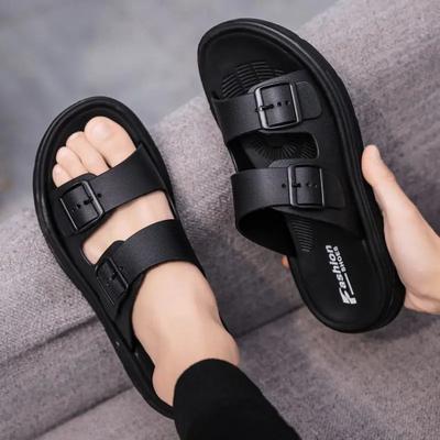 Pantofole da Esterno da Uomo Scarpe da Spiaggia con Zeppa Gomma Adulto Pvc Comode Alta Qualità Economiche Sandali in Liquidazione Uomo